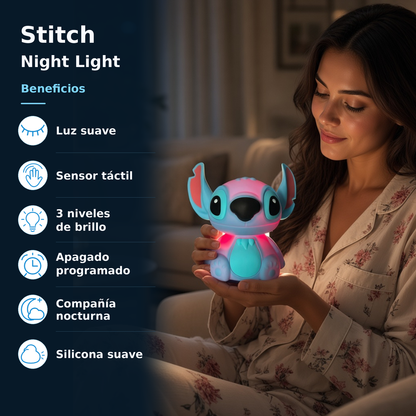 Lámpara LED recargable de Stitch